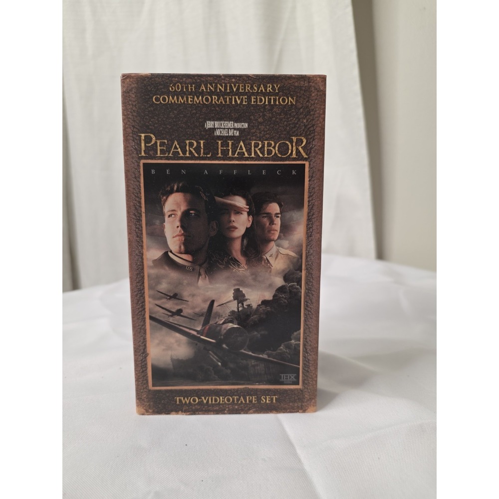 Pearl Harbor‎ (VHS, 2001, 2-Tape Set, 60th Anniversary Commemorative Edition
